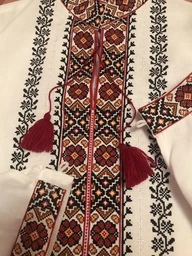 Сорочка Українська вишиванка 237305 колір білий розмір M/L фото від покупців 1