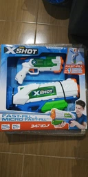Набір водних бластерів X-Shot Fast Fill середній і маленький біло-блакитний (56225) фото від покупців 2