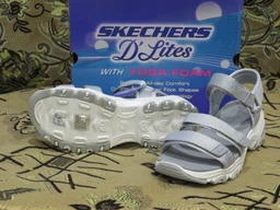 Жіночі сандалі Skechers D`Lites Fresh Catch Black/White 39,5 Чорний 31514-BLK фото от покупателей 3
