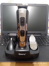 Профессиональный Триммер 10 В 1 Geemy Precision Trimmer Машинка для стрижки волос с насадками для бороды, носа и ушей фото от покупателей 5