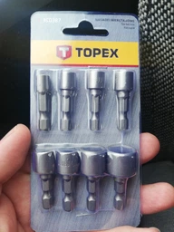 Набор насадок-бит TOPEX 1/4" 8 шт (39D387) фото от покупателей 3