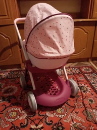Коляска для ляльки Smoby Toys Baby Nurse Прованс Модерн люлька, з кошиком (254103) (3032162541036) фото від покупців 10