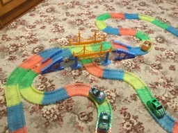 Дитячий гоночний трек NBZ Colorful Magic Tracks на 3 батареї 360 деталей фото від покупців 3