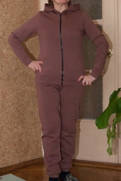 Спортивный костюм ISSA PLUS 12296 XL Бежевый (issa2000617697219) фото от покупателей 6