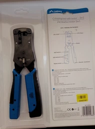 Многофункциональный обжимной инструмент Lanberg NT-0203 для RJ45, RJ12, RJ11 + кабель тестер (Z28410) фото от покупателей 2