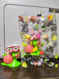 Упаковка натуральных конфет Bob Snail Яблоко-Груша и игрушка 20 г х 16 шт (4820219344933) фото от покупателей 12