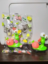 Упаковка натуральных конфет Bob Snail Яблоко-Груша и игрушка 20 г х 16 шт (4820219344933) фото от покупателей 11