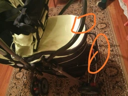 Універсальна коляска 2 в 1 NeoBaby 702/4 Чорно-червона (00702/4-Ч) фото від покупців 3