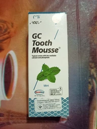 Ремінералізуючий захисний крем GC Tooth Mousse для чутливих зубів з смаком м'яти фото от покупателей 1