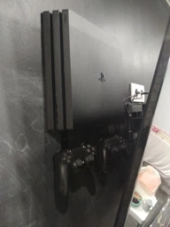 Крепление на стену ViMount PlayStation 4 PS4 PRO + 2шт держателей для геймпадов Dualshock 4 черный фото от покупателей 6