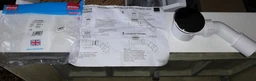 Сифон пластиковый для поддона McALPINE 50 мм h65 мм со стальной накладкой 88х50 мм низкий (5036484009265) фото от покупателей 6