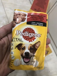 Упаковка влажного корма Pedigree говядина, ягненок, морковь в соусе 24х100г для собак (5900951262555) фото от покупателей 5