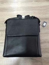 Сумка планшет через плечо мужская из натуральной кожи Laras 10t9168 Black (ROZ6206100477) фото от покупателей 6