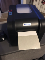 Принтер этикеток Xprinter XP-370BМ USB+Ethernet с отделителем этикетки фото от покупателей 7