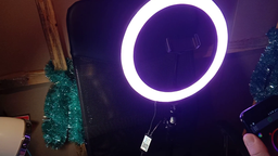 Кольцевая USB RGBW LED лампа Puluz PKT3043 10" + штатив 1.1 м фото от покупателей 5