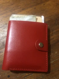 Кошелек женский кожаный Красный 3624 red фото от покупателей 1