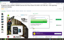 Карта памяти Kingston MicroSDXC 128GB Canvas Go! Plus Class 10 UHS-I U3 V30 A2 + SD-адаптер (SDCG3/128GB) фото от покупателей 7