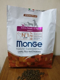Сухий корм MONGE DOG Extrasmall Adult ягня та картопля - 2,5 кг фото від покупців 1
