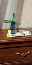 3D-ручка 3D Pen Blue с Эко Пластиком PLA (9 метров) и Трафаретами фото от покупателей 5