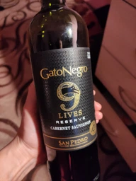 Вино Gato Negro 9 Lives Reserve Cabernet Sauvignon красное сухое 0.75 л (7804300139230) фото от покупателей 9