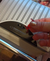 Электрогриль контактный Esperanza Contact Grill Pizzaiola грильница электрическая для дома с антипригарным покрытием 750 Вт 23 х 14,5 см Серый фото от покупателей 9