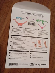 Тимчасові тату TATTon.me Birthday Dinos Set (TSBirthdayDinos)
