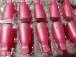 Клипсы для снятия гель-лака Lpnails 10 шт розовые фото от покупателей 3