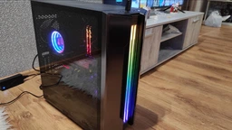 Корпус Cougar Gemini S Silver, Mini ITX / Micro ATX / ATX, 2*3.5'+3*2.5', підсвітка Trelux RGB, Glass Wings боковая панель фото от покупателей 7