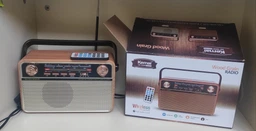 Радіо акумуляторне з Bluetooth і пультом управління Kemai Retro Gold MD-505-BT фото від покупців 9