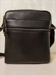 Мужская кожаная сумка-мессенджер Tiding Bag A25-17622-3A Черная фото от покупателей 14