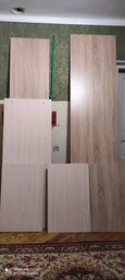 Шкаф-купе четырехдверный Roko 238.4x242x60 см ДСП + Зеркало Дуб молочный (20200024650)