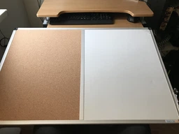 Доска UkrBoards комби пробковая / маркерно магнитная 60х90 см (UB60x90WС) фото от покупателей 3