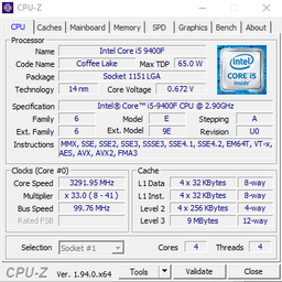 Процессор Intel Core i5-9400F SRF6M 2.9GHz/9MB LGA1151 (BX80684I59400F) BOX фото от покупателей 16
