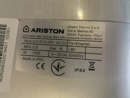 Водонагрівач електричний Ariston VLS EVO DRY 80