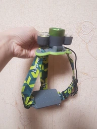 Ліхтар на чоло NIGHT VISION FLUORESCENCE CT012-P-TG, 2x18650, Type-C, signal light, zoom, Box фото від покупців 4