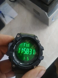 Спортивные часы мужские SKMEI влагозащита 5атм 1384 Green фото от покупателей 13