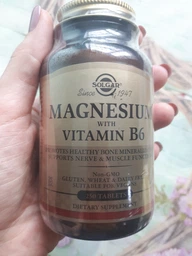 Магній з вітаміном B6 SOLGAR "Magnesium with Vitamin B6" 400 мг та 25 мг (250 таблеток) фото від покупців 7