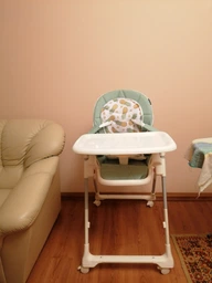 Стульчик для кормления El Camino ME 1037 Crystal (ME 1037 pineapple mint) фото от покупателей 1
