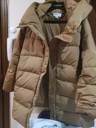 Пуховик зимний женский Mango 77987602-09 L Коричневый (8445156757996) фото от покупателей 4