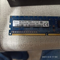 Оперативная память DDR3 8 Gb (1600 MHz) HYNIX (HMT41GU6MFR8C-PB) фото от покупателей 2