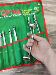 Набор ключей рожково-шарнирных Toptul 6-19 мм 7 предметов (GAAA0704) фото от покупателей 1