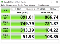 SSD накопичувач Adata XPG SX8200 Pro 1 TB (ASX8200PNP-1TT-C) фото від покупців 15
