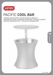 Стіл-трансформер Keter Cool Bar Графіт (7290106920644) фото від покупців 6