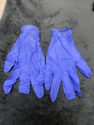 Одноразові рукавиці Nitromax нітрильні без пудри Розмір M 10 шт. Блакитні (9869201152021) фото від покупців 6