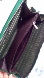 Кошелек женский кожаный Kafa RFID BC74 зеленый