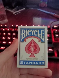 Карты игральные USPCC Bicycle Standard Rider Back синяя фото от покупателей 7