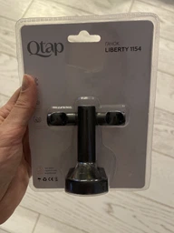 Гачок подвійний настінний Qtap Liberty CRM 1154 (хром) фото от покупателей 1