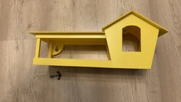 Кормушка для птиц на окно House_for_birds "Домик желтый" фото от покупателей 6