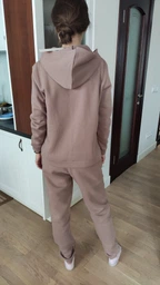 Спортивный костюм ISSA PLUS 12296 XL Бежевый (issa2000617697219) фото от покупателей 2