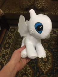 Мягкая игрушка KinderToys «Как приручить дракона?». Любимая игрушка Дракоша Дневная фурия (00688-2) фото от покупателей 8